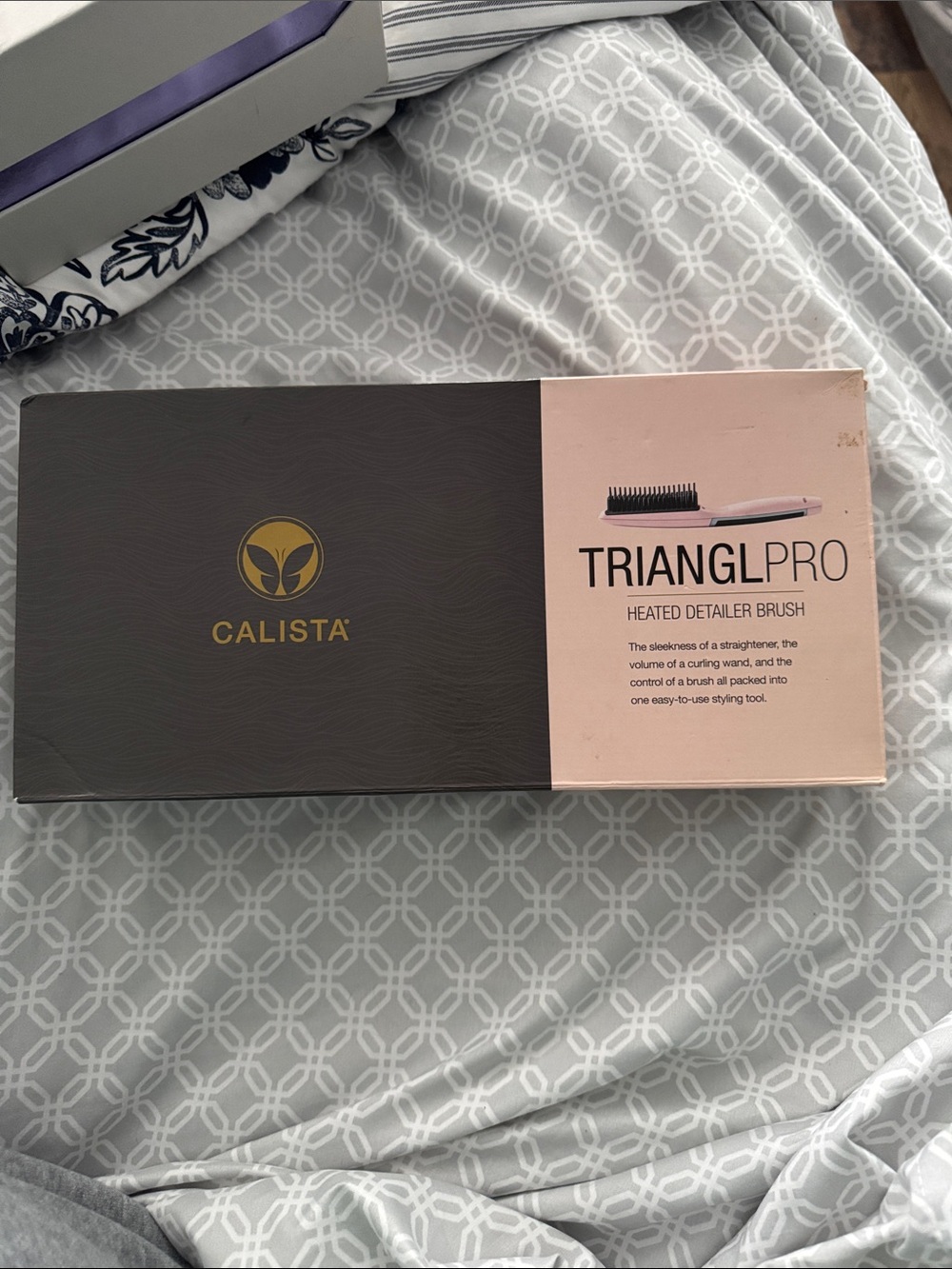 Triangl Pro Heated Detailer Brush - Pink brand new